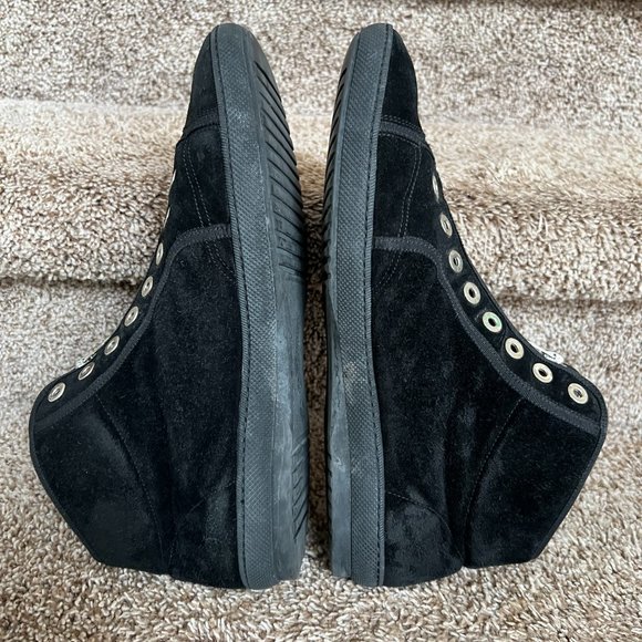 Louis Vuitton Men\'s Black Suede High Top Sneakers main image 4